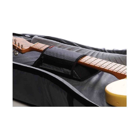MONO Classic Dual Electric Guitar Case Black gigbag voor twee elektrische gitaren met Sharkskin en Headlock bescherming