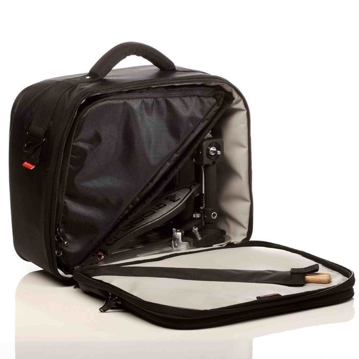MONO Double Pedal Case Black gigbag voor enkel of dubbel bassdrum pedaal met Sharkskin bescherming