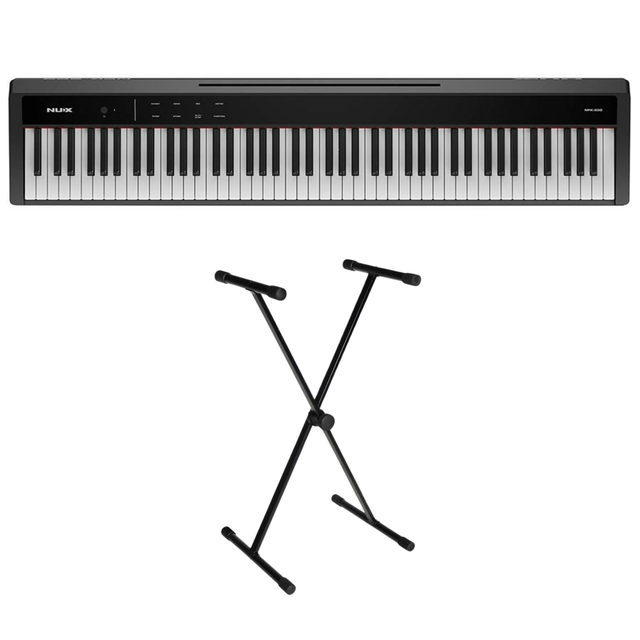 NUX NPK-200/BK Stage Piano Set met Standaard - 88 toetsen