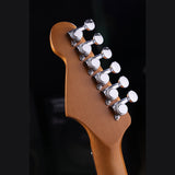 Patina PS-3 BK S-style Elektrische Gitaar SSS Alnico V Nitro Paulownia Body Roasted Maple Hals