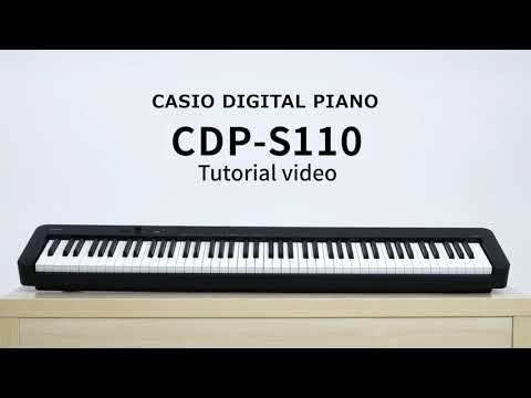 Casio CDP-S110BK Kompakt digitalt piano 88 tangenter hammarteknik svart