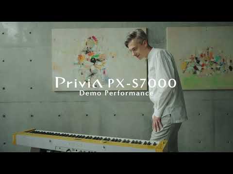 Casio PX-S7000HM Digitalt piano 88 tangenter Smart Hybrid Hammer Action Harmonious Mustard inkl. pall