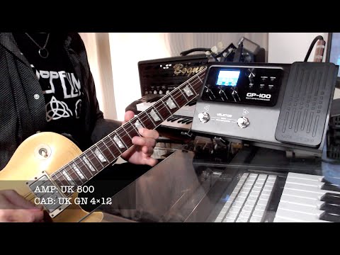 Processeur multi-effets Valeton GP-100 avec plus de 140 effets, 45 modèles d'amplis et interface audio USB