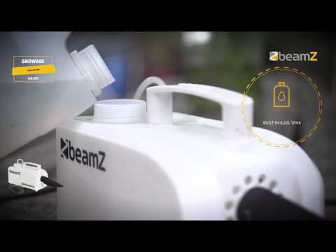beamZ SNOW600 Schneemaschine mit 0,3-Liter-Tank und 5-m-Fernbedienung