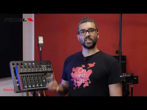 Proel PLAYMIX6 6-kanaals Mengpaneel met DSP, USB en Bluetooth, Zwart