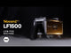 beamZ LF1500 Niedrignebelmaschine – Ultraschall-Nebelmaschine mit DMX und Flightcase