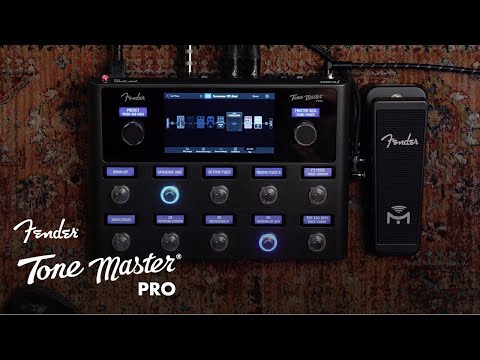 Fender Tone Master Pro Multi-Effektpedal, Touchscreen, Looper und über 100 Verstärker/Effekte