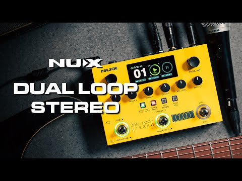 NUX NML-3DLS Dual Loop Stereo Looper-fotpedal