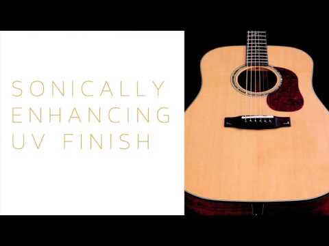 Chitarra acustica CORT Gold-D6 Dreadnought interamente in massello, colore naturale lucido, con custodia