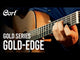 CORT Gold-Edge Grand Auditorium Cutaway All Solid Elektro-Akoestische Gitaar Naturel Hoogglans met Koffer