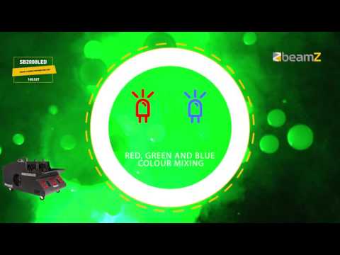 Maszyna do dymu i baniek mydlanych beamZ SB2000LED 2000W z diodami RGB LED i DMX