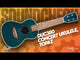 Ukulele da concerto Flight DUC380 Jade con corpo in mogano, capotasto in osso e corde Aquila Nylgut