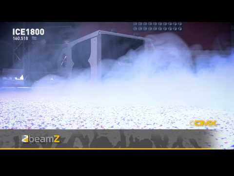 beamZ ICE1800 Is-rökmaskin 1800W med DMX och 3,1L tank – Marknära rök