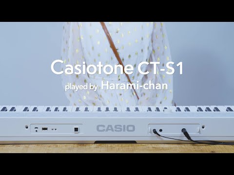 Casio CT-S1RD Casiotone Keyboard, 61 anslagskänsliga tangenter, röd