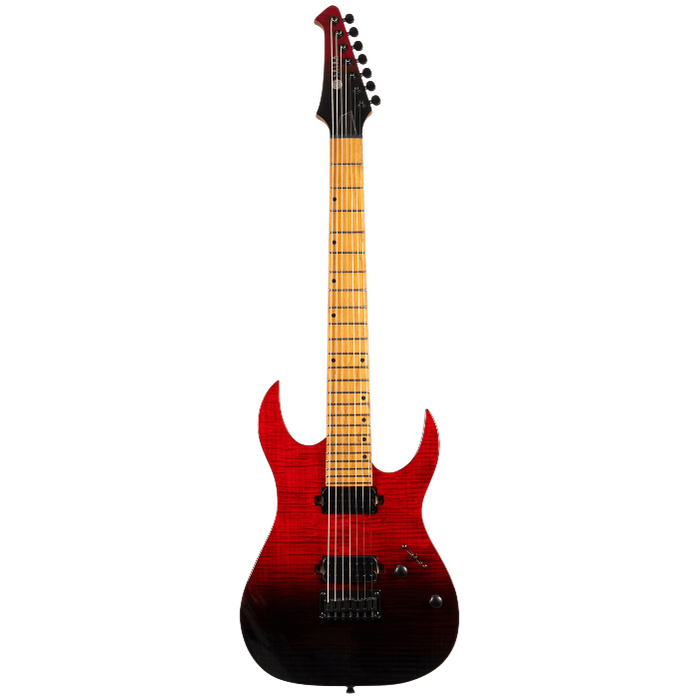 Spira Guitars S-457 TRD Transparent Red elektrische gitaar