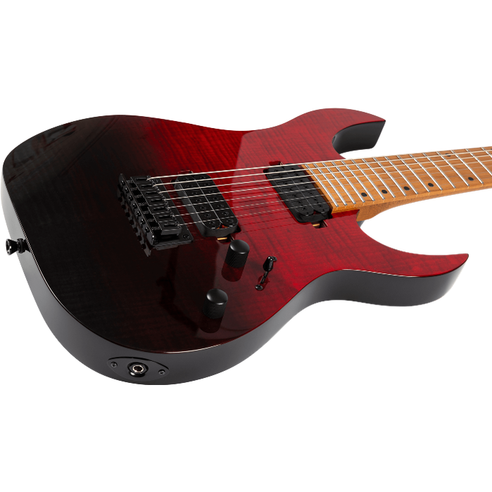 Spira Guitars S-457 TRD Transparent Red elektrische gitaar