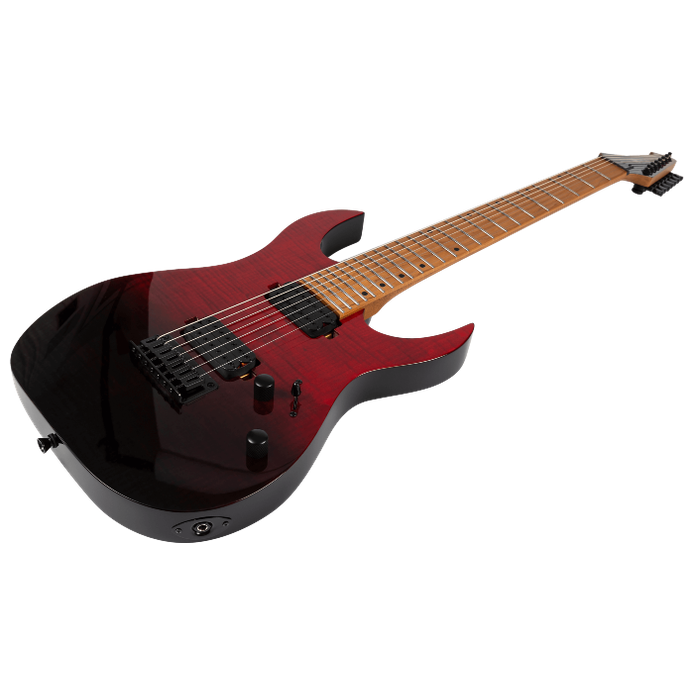 Spira Guitars S-457 TRD Transparent Red elektrische gitaar