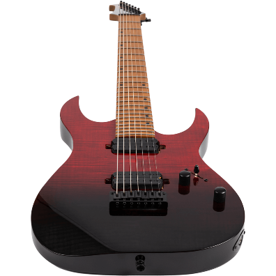 Spira Guitars S-457 TRD Transparent Red elektrische gitaar