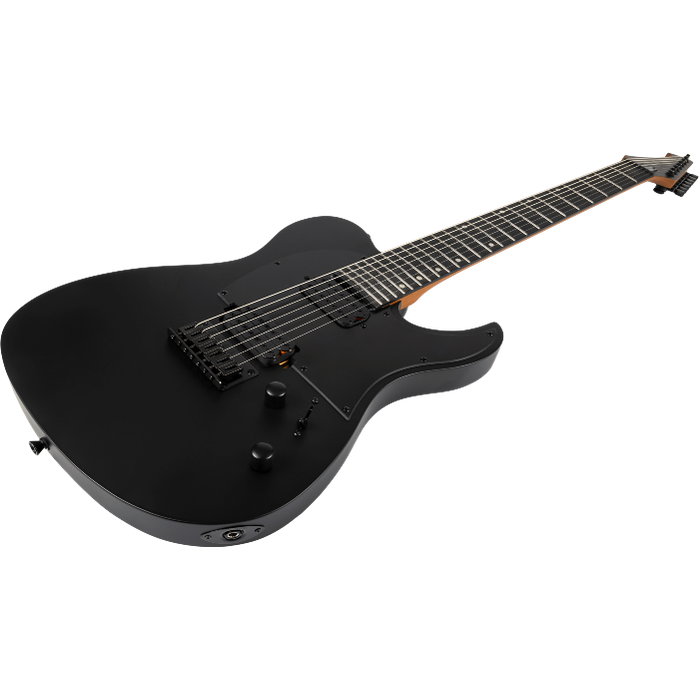 Spira Guitars T-407 MBK Satin Black elektrische gitaar