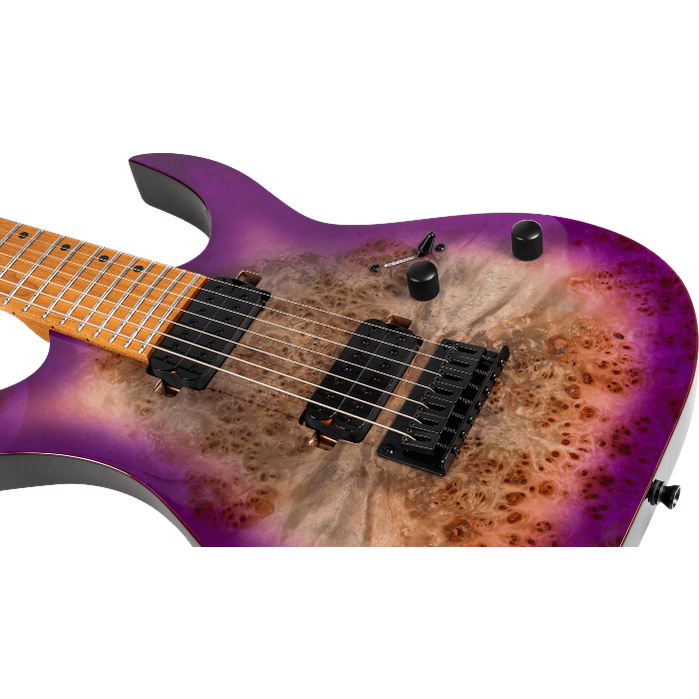 Spira Guitars S-457 TPP Transparent purple elektrische gitaar