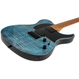 Spira Guitars T-450 TDB Transparent Blue elektrische gitaar