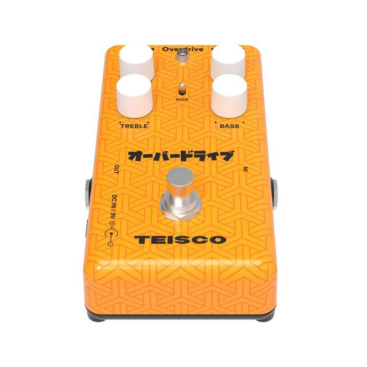 Teisco Overdrive Transparante overdrive met actieve EQ en KICK-schakelaar