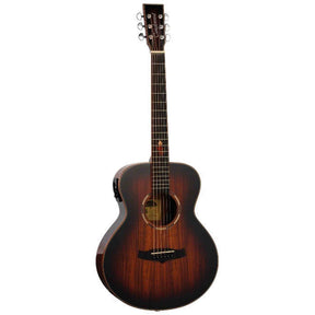 Tanglewood Winterleaf TW1 E KOA Mini Elektro-Akoestische Gitaar Solid Mahogany Koa Autumn Burst Gloss
