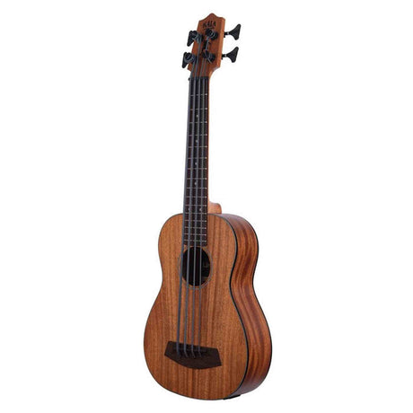 Kala Striped Ebony U•BASS® bas ukulele – Gestreept Ebben, Fishman EQ, Hipshot Tuners en Gigbag